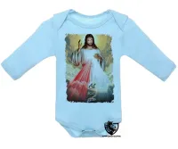 Body Bebê Infantil Jesus meu guia - Foto 3