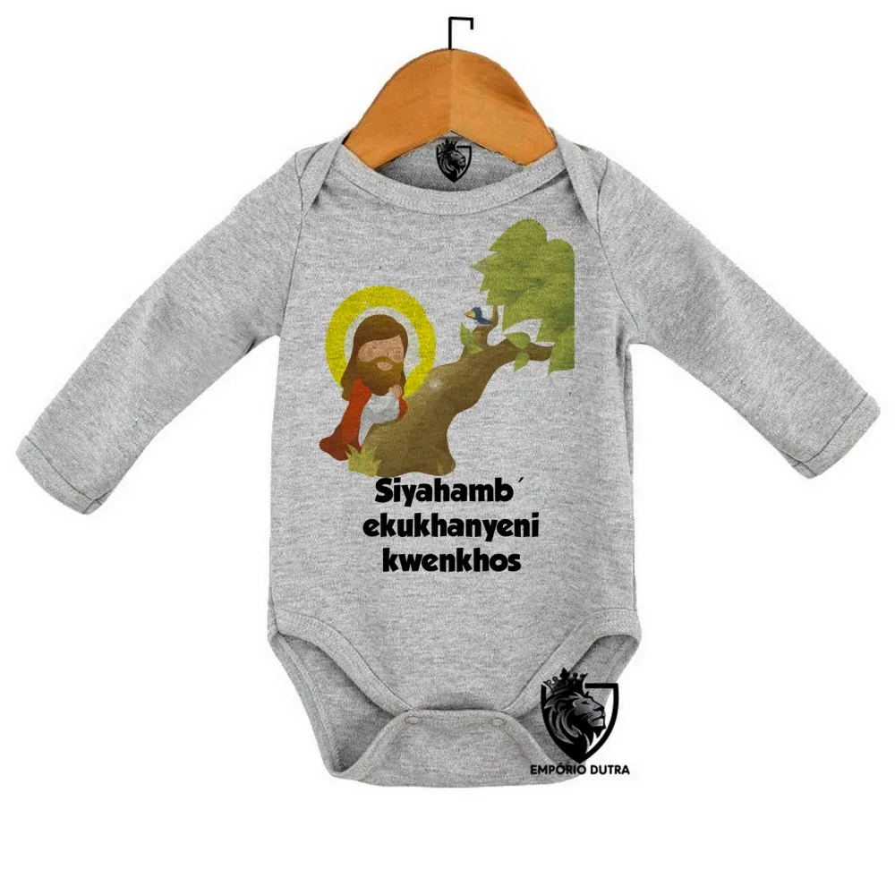 Body Bebê Infantil Jesus Cristo siyahamba Imagem