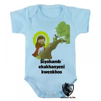 Body Bebê Infantil Jesus Cristo siyahamba - Foto 2
