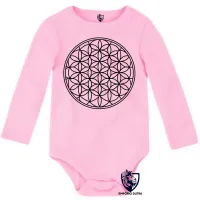 Body Bebê Infantil flor da vida geometria sagrada - Foto 4