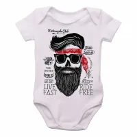 Body Bebê Infantil Moto Free spirit harley davidson - Foto 2