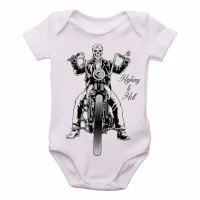 Body Bebê Infantil Moto Highway to hell harley davidson - Foto 2