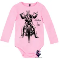 Body Bebê Infantil Moto Highway to hell harley davidson - Foto 4