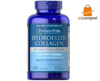 Colágeno Hidrolisado Puritan's Pride® Collagen Hydrolyzed 4000mg Type 1&3 180 Caplets Importado + Frete Grátis