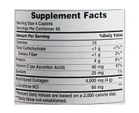Colágeno Hidrolisado Puritan's Pride® Collagen Hydrolyzed 4000mg Type 1&3 180 Caplets Importado + Frete Grátis - Foto 5