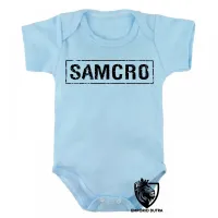 Body Bebê Infantil Samcro sons Moto Harley - Foto 3