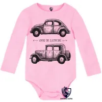 Body Bebê Infantil carro antigo fusca ford vintage - Foto 4