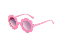 Óculos de Sol Infantil Flor cor Rosa - Importado