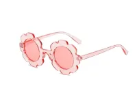 Óculos de Sol Infantil Flor Rosa transparente - Importado