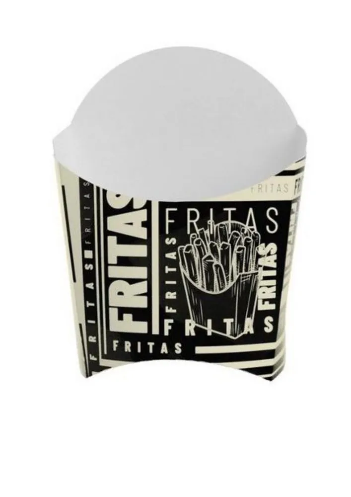 Balcão para batata frita P AUTOMATICO Preto c/50