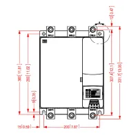 Chave de Partida Soft-Starter WEG SSW07 312A 125cv 220V/ 200cv 380V - 11043357 - Foto 9