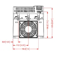 Chave de Partida Soft-Starter WEG SSW07 312A 125cv 220V/ 200cv 380V - 11043357 - Foto 10