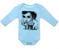 Body Bebê Infantil Audrey Hepburn atriz america - Foto 2
