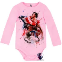 Body Bebê Infantil Balboa Rocky Estados Unidos - Foto 4