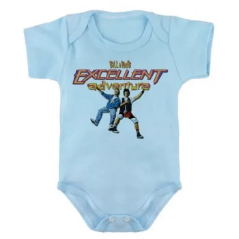 Body Bebê Infantil Bill and Ted filme antigo - Foto 2