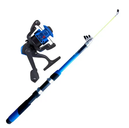 Kit Vara de Pesca Color 1,70m + Molinete+ Linha+ Brinde Imagem