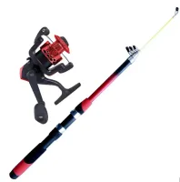 Kit Vara de Pesca Color 1,70m + Molinete+ Linha+ Brinde - Foto 3