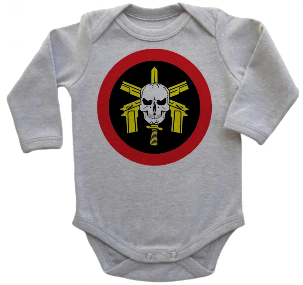 Body Bebê Infantil BOPE tropa de elite policia Imagem