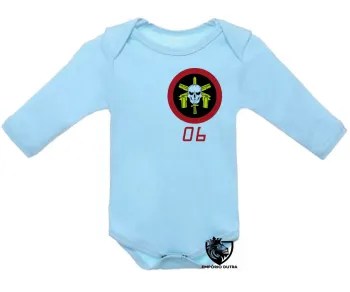 Body Bebê Infantil BOPE tropa de elite policia Baby - Foto 2
