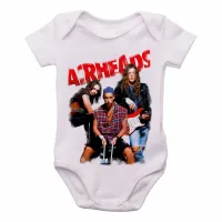 Body Bebê Infantil Cabeças de vento Airheads rock - Foto 3