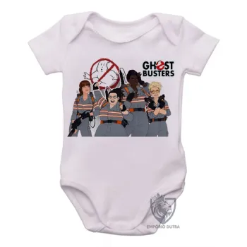 Body Bebê Infantil Caça fantasmas mulheres Ghostbusters - Foto 2