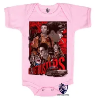 Body Bebê Infantil Caça Fantasmas Antigo Ghostbusters - Foto 4