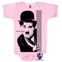 Body Bebê Infantil Charles Chaplin Ator - Foto 4