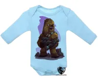 Body Bebê Infantil Chewbacca Star Wars - Foto 3