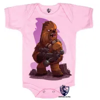 Body Bebê Infantil Chewbacca Star Wars - Foto 4