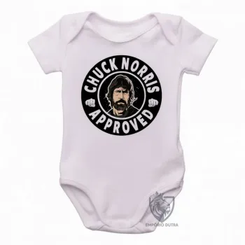 Body Bebê Infantil chuck norris approved - Foto 2