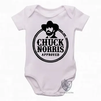 Body Bebê Infantil chuck norris texas ranger - Foto 2