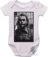 Body Bebê Infantil Coringa Batman Cavaleiro das Trevas - Foto 2