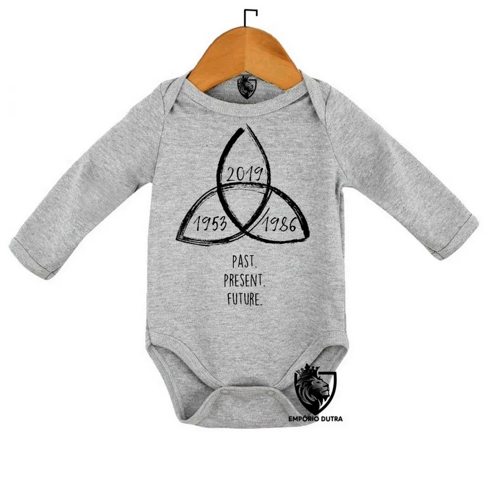Body Bebê Infantil Dark passado presente futuro