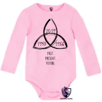 Body Bebê Infantil Dark passado presente futuro - Foto 4