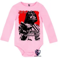 Body Bebê Infantil Darth Vader fé Star Wars - Foto 4
