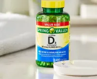 Vitamina D3 50 Mcg 2000iu Spring Valley 400 Softgels Eua + FRETE GRÁTIS - Foto 3