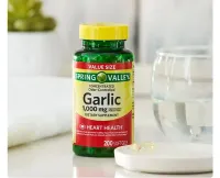 Spring Valley Garlic 1000mg Vitamina Para o Coração 200caps Eua - Foto 2