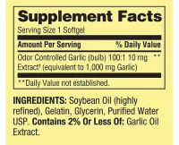 Spring Valley Garlic 1000mg Vitamina Para o Coração 200caps Eua - Foto 5