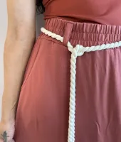 SAIA MIDI COM CORDÃO - GOIABA - Foto 4