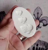 Molde de Silicone Trio Folhas