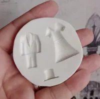 Molde de Silicone Noivinhos 001