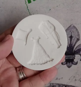 Molde de Silicone Noivinhos 002