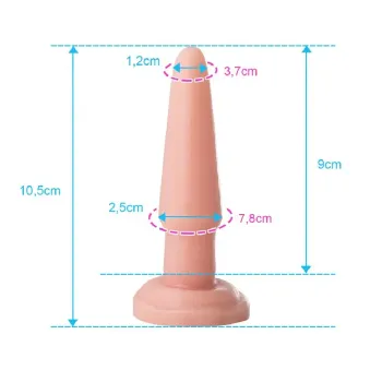 PLUG ANAL MON PLAISIR MACIÇO MACIO CORES 9 X 2,3CM - SOULSEX.                                                            LIBYSEXSHOP - Foto 2