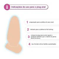 PLUG ANAL MON PLAISIR MACIÇO MACIO CORES 9 X 2,3CM - SOULSEX.                                                            LIBYSEXSHOP - Foto 7
