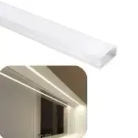 Perfil de LED Soprepor Alumínio Branca 40x20 2 metros - Foto 3