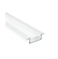 Perfil de LED Embutir Alumínio Branco 10x10 2 metro