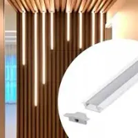 Perfil de LED Embutir Alumínio Branco 17x07 1 metros - Foto 5