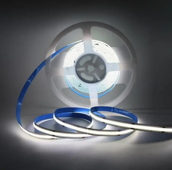 Fita LED COB 480 led Branca frio 6000k 12v rolo 5 metros 12v Imagem