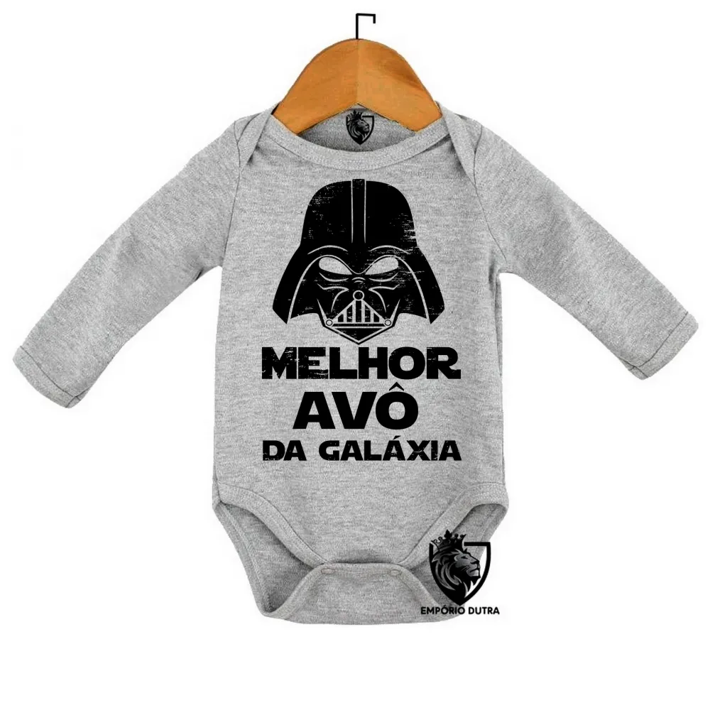 Body Bebê Infantil darth vader melhor avô vovô galaxia star wars Imagem