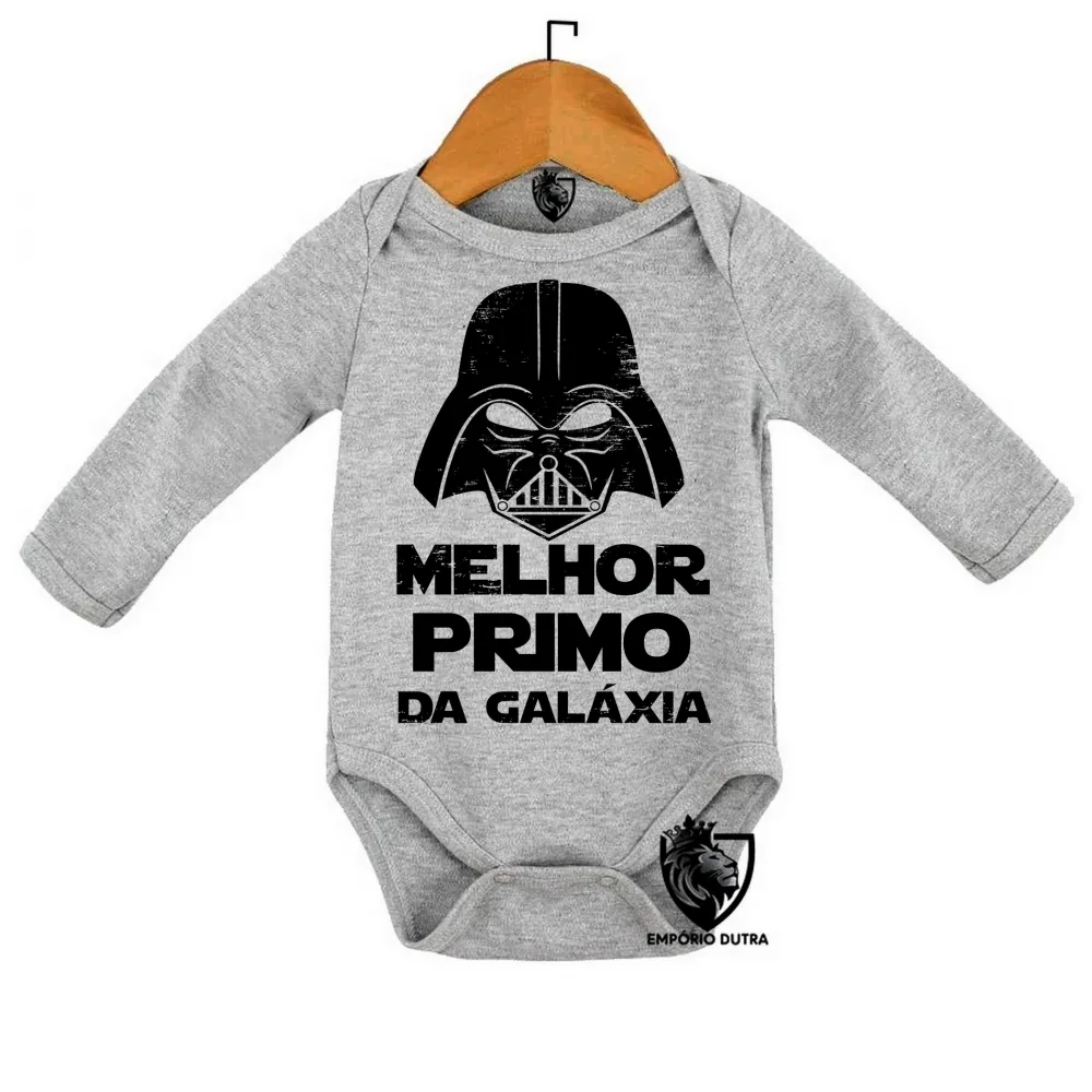 Body Bebê Infantil darth vader melhor primo galaxia star wars Imagem